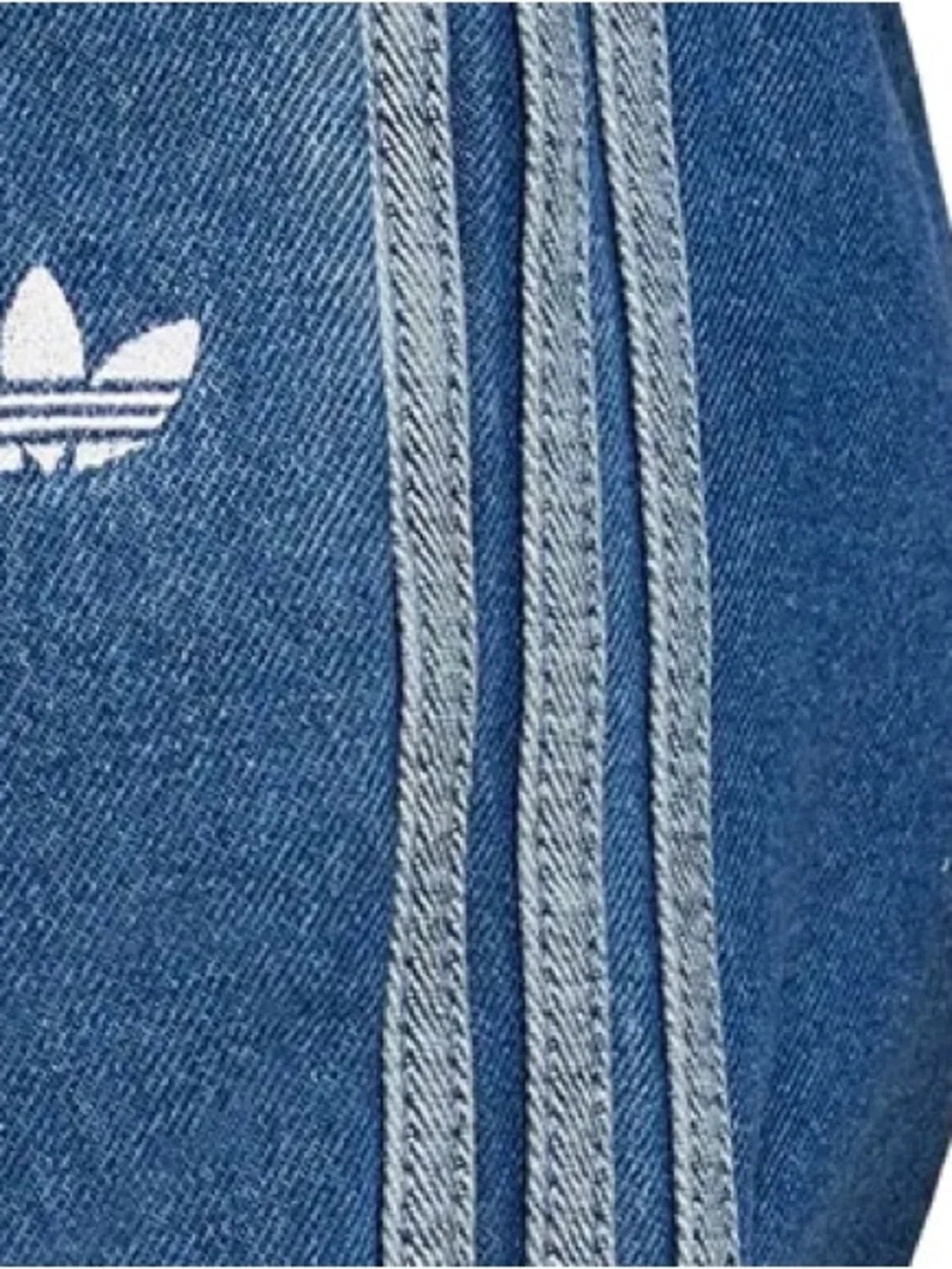 Adidas Originals Kids Denim 3-Stripes Pants Medium NWT Y2K unisex
